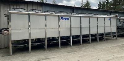 DRY-COOLER ZE ZRASZANIEM WODNYM CHŁODNIA WENTYLATOROWA FRIGEL 1200 kW