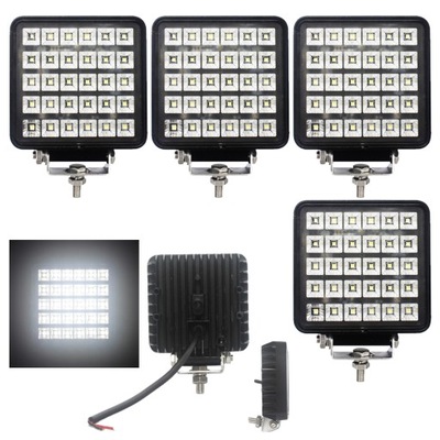 Лампа робоча led прожектор протитуманна фара з вимикач протитуманна фара 30 led 12v 24v x4 фото №1
