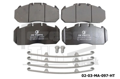 Гальмівні колодки гальмівні 29131 renault magnum man tga 29131 фото №1