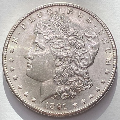 USA Morgan Dollar 1891 San Francisco srebro *46
