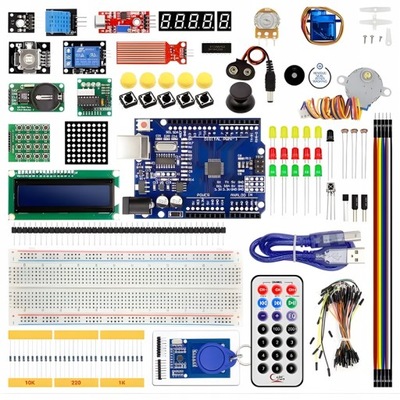 ZESTAW DO NAUKI PROGRAMOWANIA XXL ARDUINO KIT DLA POCZĄTKUJĄCYCH W PUDEŁKU