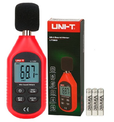 Sonometr decybelomierz miernik dźwięku UT353 UNIT