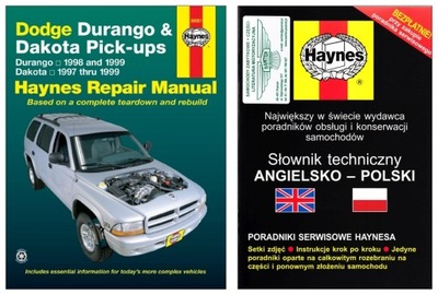 DODGE DURANGO & DAKOTA PICK-UP (1997-1999) MANUAL REPARACIÓN +GRATIS 24H  