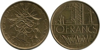 10 franków ( 1975 ) Francja - obiegowe
