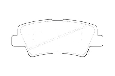 Valeo тормозные колодки тормозные kia soul 09- задняя фото №1