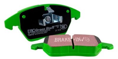 Mocne тормозные колодки ebc brakes green stuff - audi s3 8l задняя фото №1