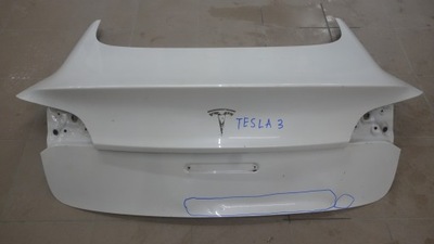 Tesla model 3 iii кришка багажника багажника задня задня 2017- фото №1