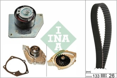 Набір розподільного валу + насос води renault grand scenic iii megane megane iii sce фото №1