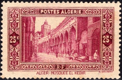 kol.franc.Algerie 25 c.czysty **