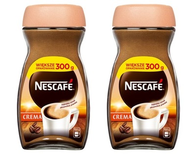 Kawa rozpuszczalna Nescafe Crema 2x300g