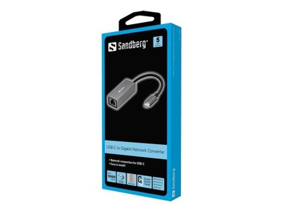 SANDBERG 136-04 Sandberg Konwerter USB-C - RJ45