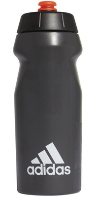 Adidas bidon sportowy piłkarski butelk do picia czarny ustnik miarka cieczy