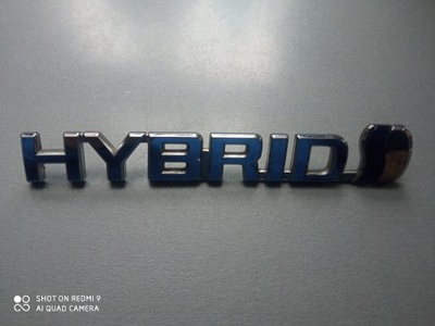 INSIGNIA EMBLEMA HYBRID TOYOTA  