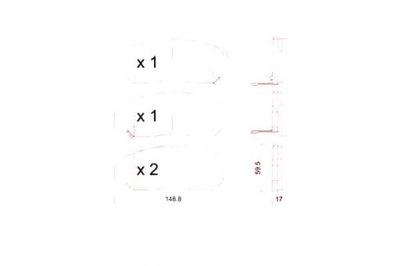 Zimmermann гальмівні колодки гальмівний. honda fr-v 05- фото №1