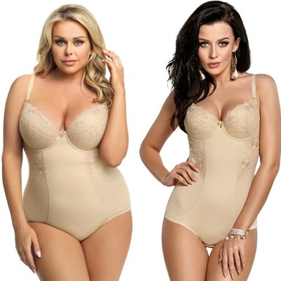 Gorsenia 184 Livia Body wyszczuplające beżowy 90C