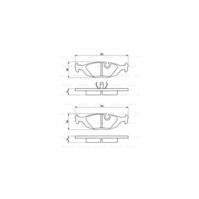 Тормозные колодки ham задний фото №1