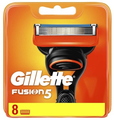 Gillette Fusion 5 x8 Ostrza Wymienne do Maszynki do Golenia