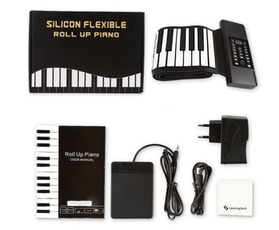 88-klawiszowy przenośny silikonowy fortepian