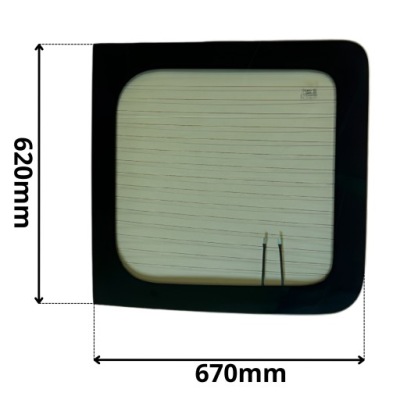 Стекло задний  правая задняя w дверь fiat talento 2016- 0241 фото №1