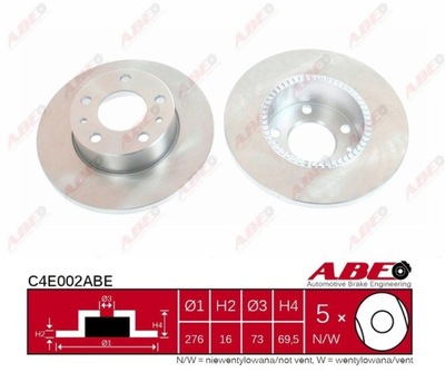 DISC BRAKE ABE C4E002ABE - milautoparts-fr.ukrlive.com