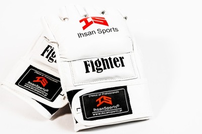 Rękawice MMA Fighter wykonane z skóry naturalnej L