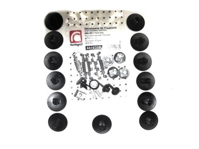 Набор клипсы подкрылок перед renault scenic iv фото №1