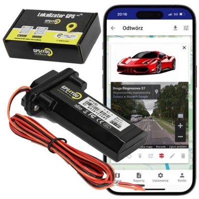 LOKALIZATOR GPS MT1 4G do Auta Motoru Łodzi Bez Abonamentu M2M Bez Opłat