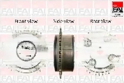 Ступиця, колесо зубчасте вала розподільного валу vvt002 фото №1