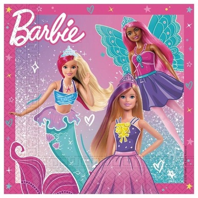 Serwetki Barbie, 20 szt.