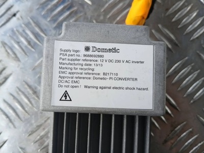 Citroen c4 ii b7 перетворювач напруги 230v фото №1