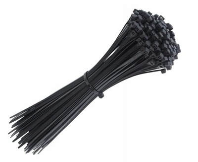 OPASKI ZACISKOWE DE CABLES 200 X 3.6 MM 100 PIEZAS NEGRAS  