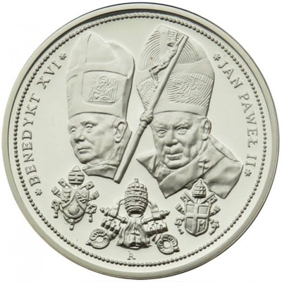 Polska, medal Jan Paweł II i Benedykt XVI, 2005