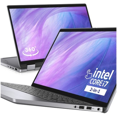 Laptop Dell Konwertowalny Ultrabook Dell 7410 FHD IPS|ALU 2in1 14 " Intel Core i7 32 GB / 256 GB srebrny