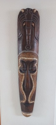Maska słoń aborygenów rzeźba drewniana 100 cm