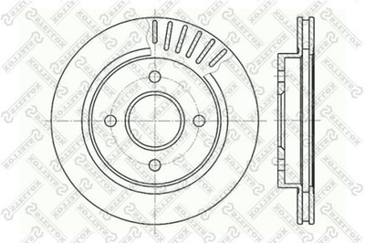 DISCO DE FRENADO FORD COUGAR 2.5 ST 200 00-01  