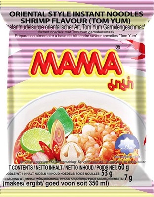 Tajska Zupka Krewetkowa Tom Yum Ostra Hot 60g Mama
