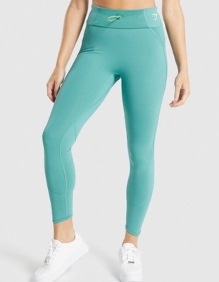 GYMSHARK LEGGINSY SPORTOWE NIEBIESKIE DŁUGIE M 1A0D4_B*