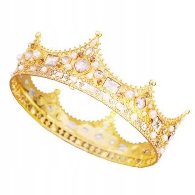 Kryształowa perła korona Korona ślubna Atrakcyjny
