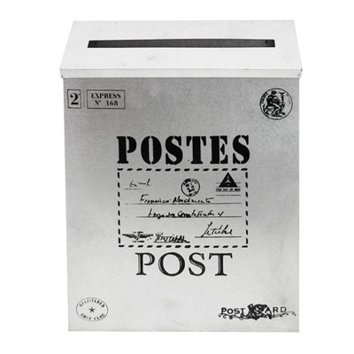 Outdoor Mailbox Postbox Magazines Mailbox White-1