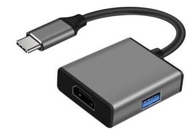 HUB ADAPTER USB-C NA HDMI 4K 30Hz +USB 3.0 MACBOOK