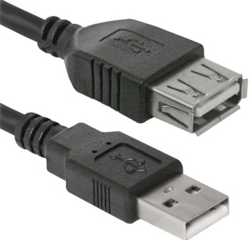 KABEL USB 1m PRZEDŁUŻACZ MĘSKO-ŻEŃSKI USB 2.0