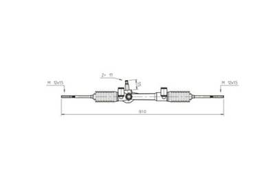 GENERAL RICAMBI РУЛЕВОЙ МЕХАНИЗМ РУЛЕВАЯ RICAMBI FI4109 FIAT CNQ