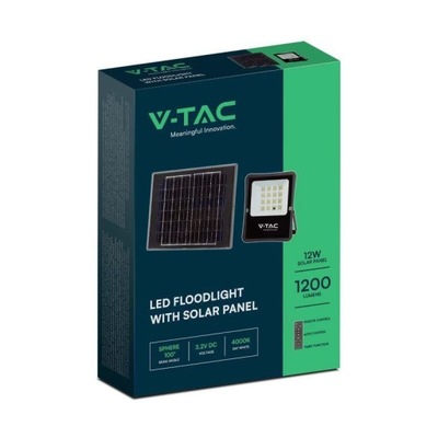 ПРОЕКТОР LED (СВЕТОДИОД ) SOLARNY V-TAC 16W ПУЛЬТ, AUTO, TIMER IP65 VT-55200 6400K