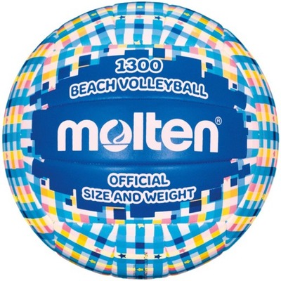 Piłka siatkowa Molten plażowa niebieska V5B1300-CB 5