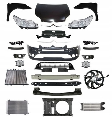 Citroen c4 la/lc 2004-2008 kompletny перед капот фото №1