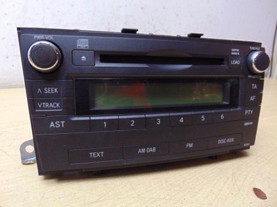 Радіо cd заводський toyota avensis t27 86120-05160 фото №1