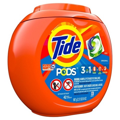 KAPSUŁKI DO PRANIA TIDE PODS ORIGINAL 42szt z USA