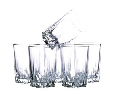 Szklanki do soku napojów 240ml komplet Karat szklanka 13171