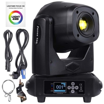 LIGHT4ME FOCUS100 SPOT PRYZMA GŁOWICA RUCHOMA LED