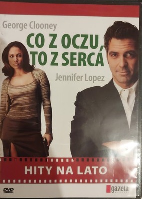 Co z oczu, to z serca George Clooney, Jennifer Lopez film na DVD oryginal